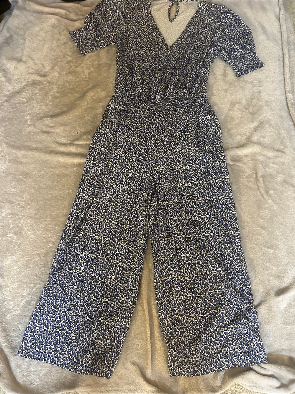 Boden wide leg cropped jumpsuit